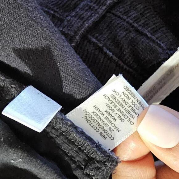 LOFT Women's Black Corduroy Pants 29/8 - Picture 6 of 10